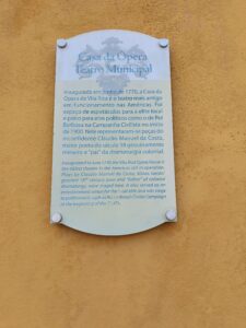 Casa da Ópera - Ouro Preto/MG Brasil