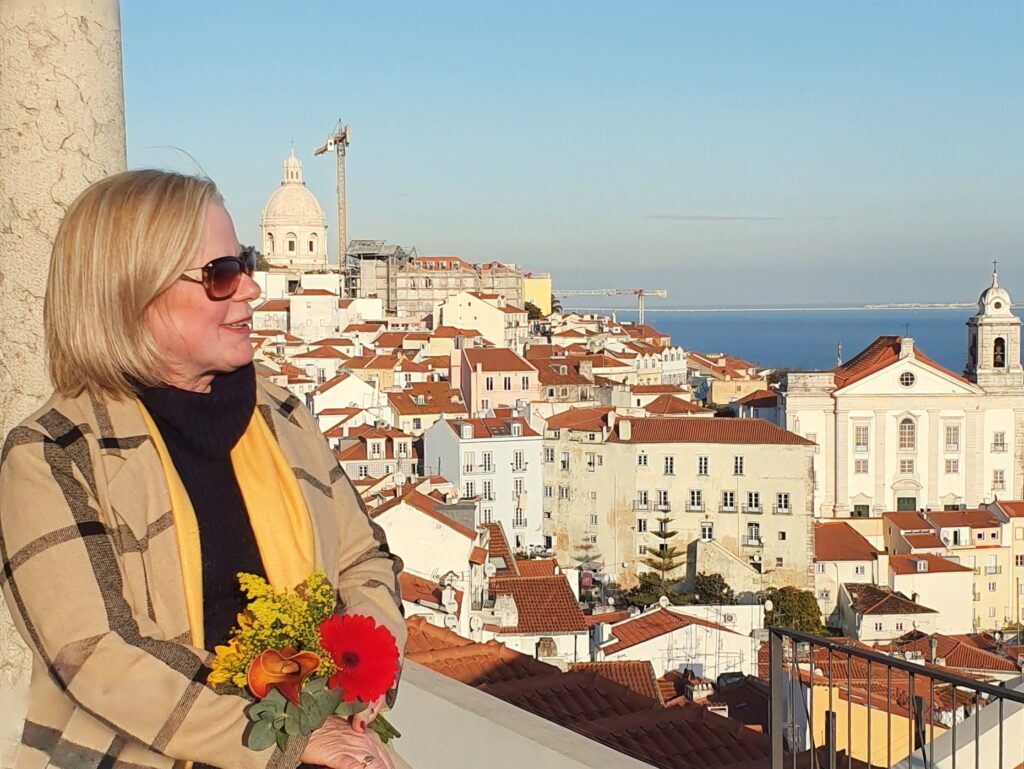Miradouro Santa Luzia em Lisboa - Portugal