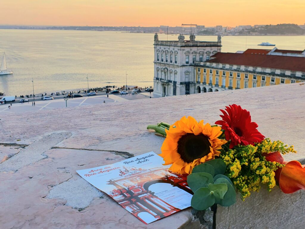 Mirante do Arco da Augusta em Lisboa - Portugal