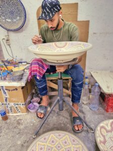 Cooperativa de fabricação de cerâmica - Fez - Marrocos/África