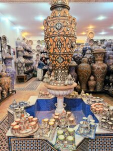 Cooperativa de fabricação de cerâmica - Fez - Marrocos/África