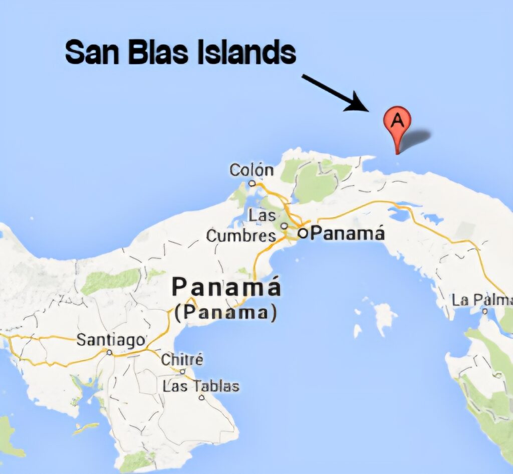 San Blás - Comarca Indígena de Guna Yala - litoral caribenho do Panamá/PTY